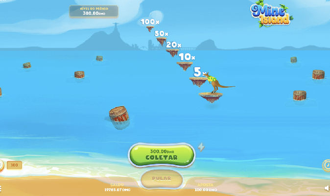 Jogando Mine island na Ona Bet casino