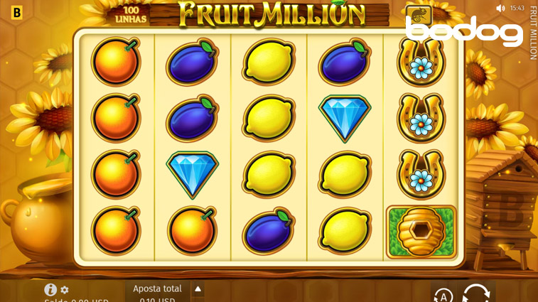 Jogando o slot clássico Fruit Million